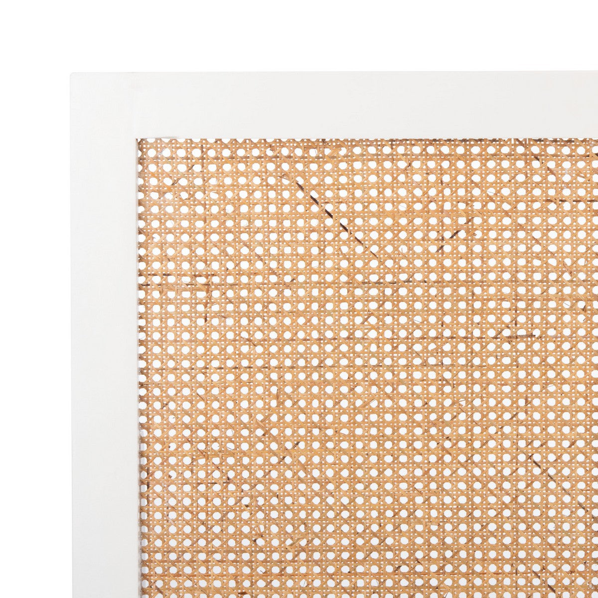 Safavieh Vienna Cane Headboard Twin Size - White | Headboards | Modishstore - 5