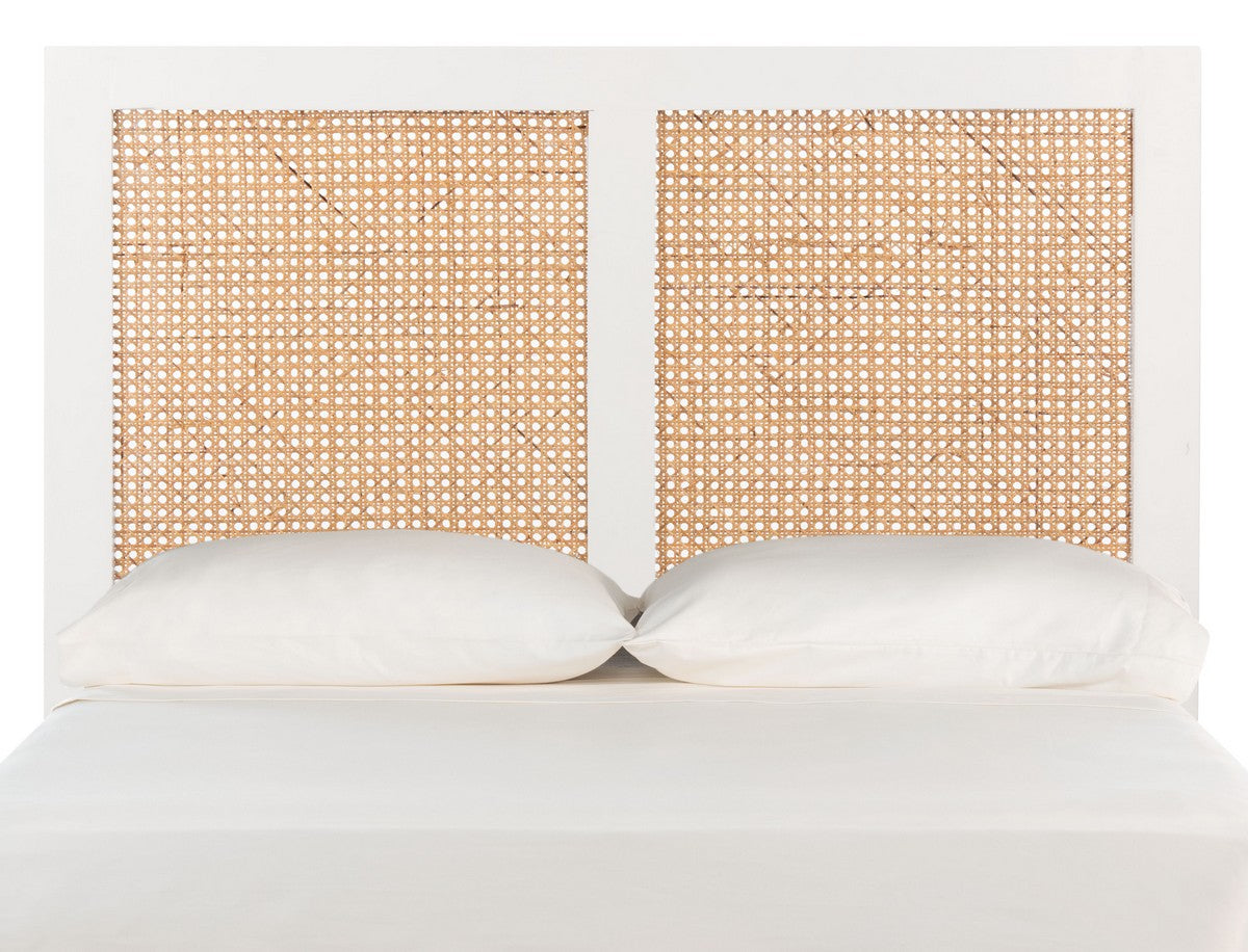 Safavieh Vienna Cane Headboard Twin Size - White | Headboards | Modishstore - 2