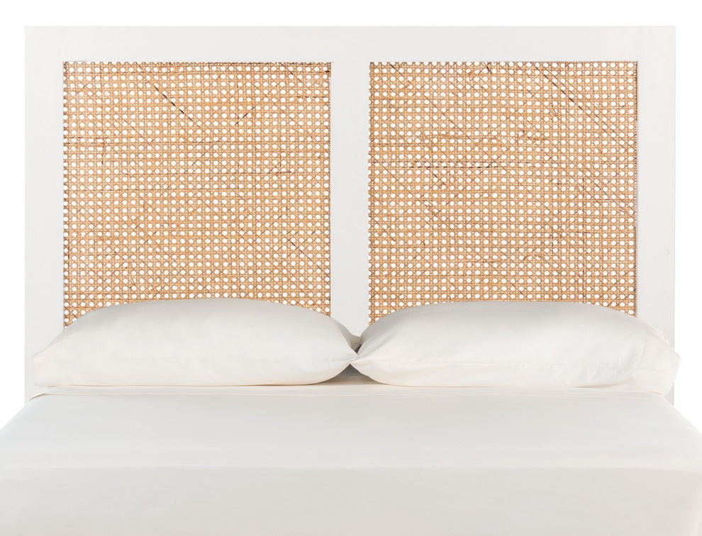 Safavieh Vienna Cane Headboard Twin Size - White | Headboards | Modishstore - 2