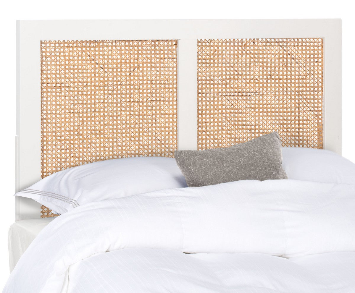Safavieh Vienna Cane Headboard Twin Size - White | Headboards | Modishstore - 3