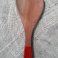 Wooden Serving Spoon & Fork with Red handle-2