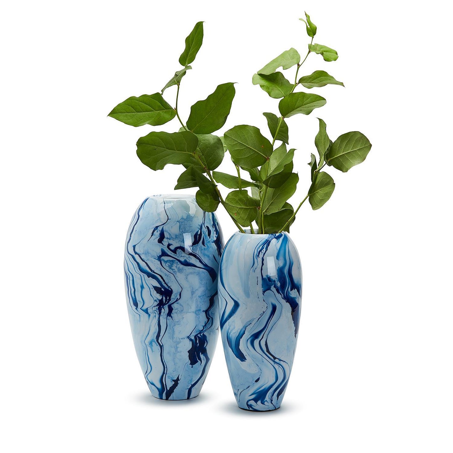 Enamel Vase Set Of 2 By Tozai Home | Vases | Modishstore