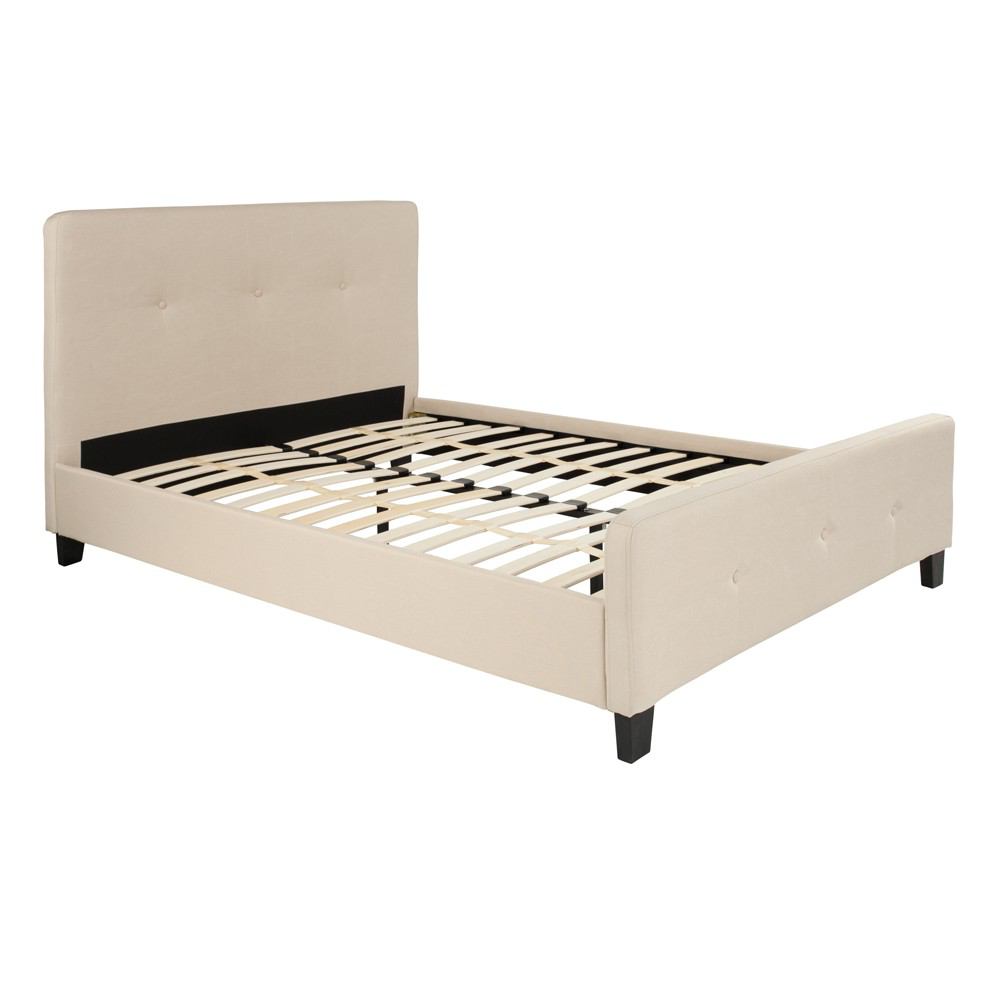 Flash Furniture Tribeca Full Size Tufted Upholstered Platform Bed | Beds | Modishstore-2