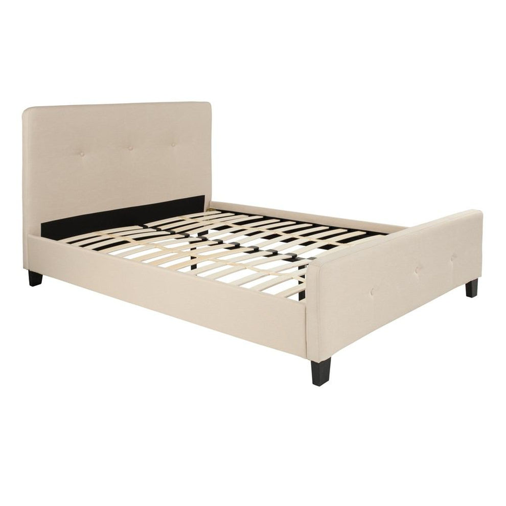 Flash Furniture Tribeca Full Size Tufted Upholstered Platform Bed | Beds | Modishstore - 2