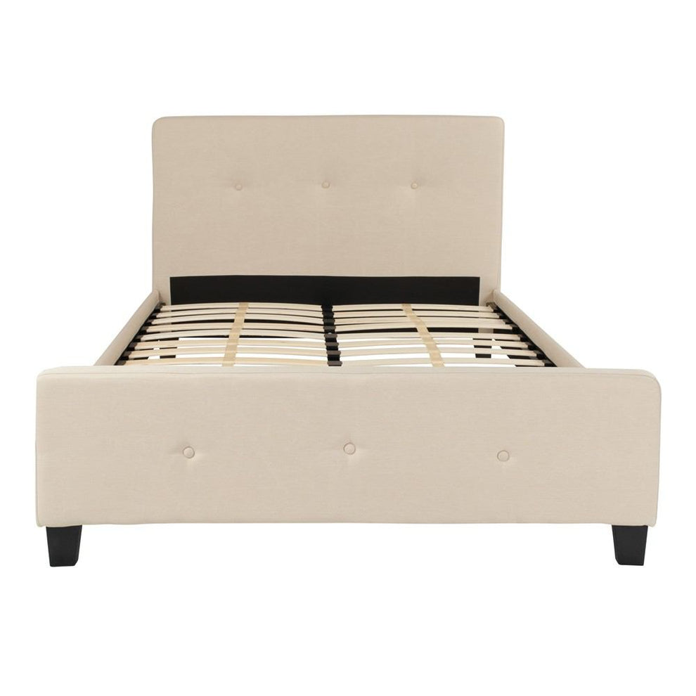 Flash Furniture Tribeca Full Size Tufted Upholstered Platform Bed | Beds | Modishstore - 7