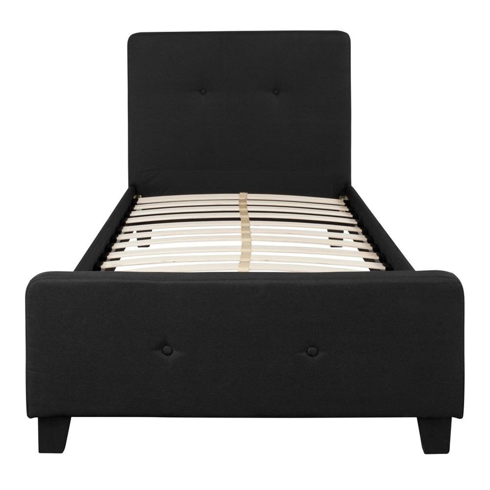 Flash Furniture Tribeca Twin Size Tufted Upholstered Platform Bed | Beds | Modishstore - 10