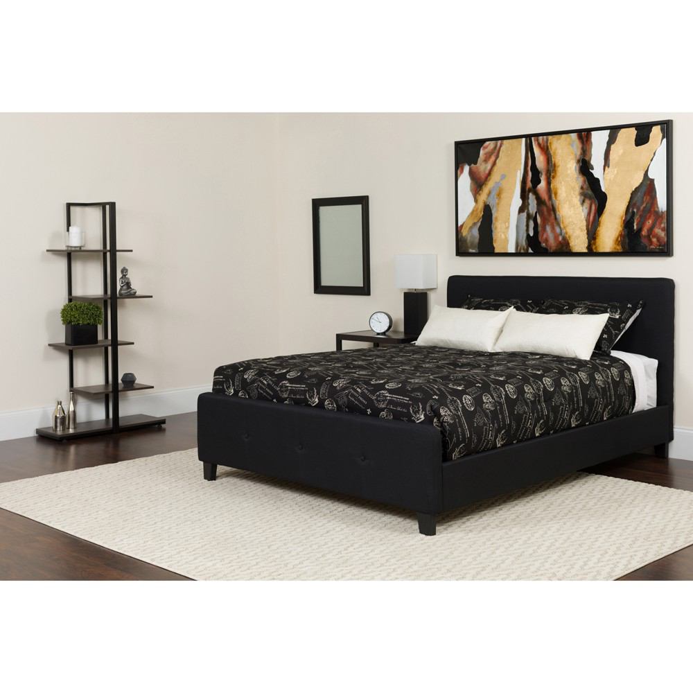 Flash Furniture Tribeca Full Size Tufted Upholstered Platform Bed | Beds | Modishstore-6