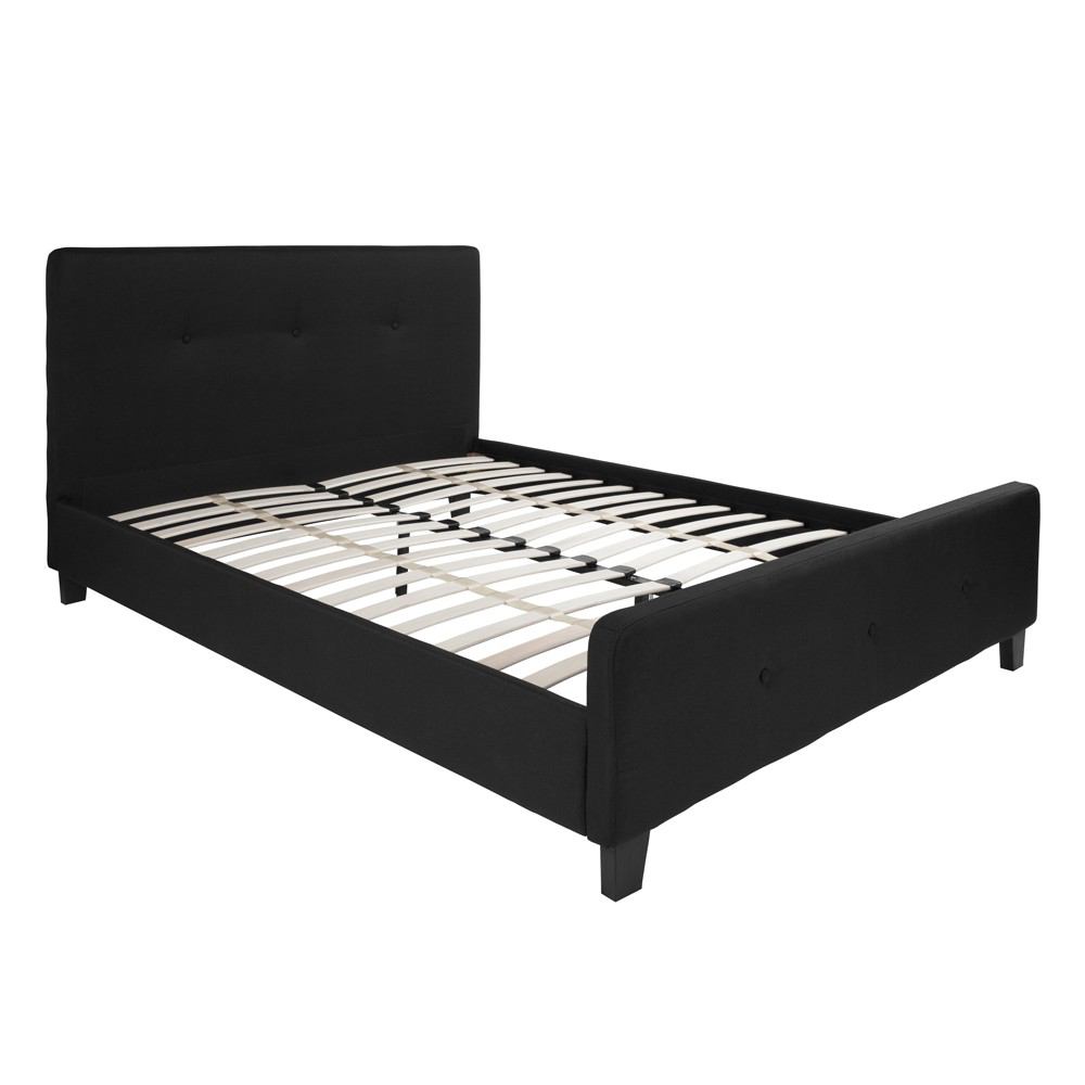 Flash Furniture Tribeca Queen Size Tufted Upholstered Platform Bed | Beds | Modishstore-3