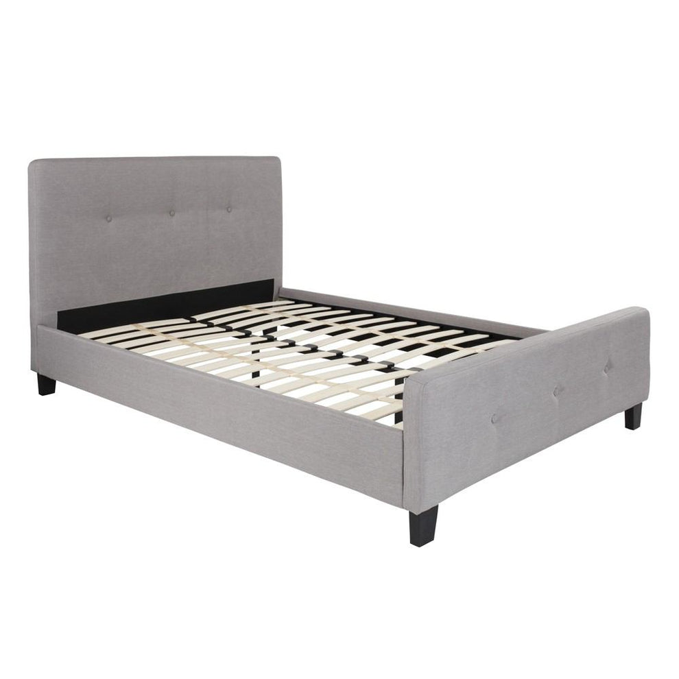 Flash Furniture Tribeca Full Size Tufted Upholstered Platform Bed | Beds | Modishstore - 5