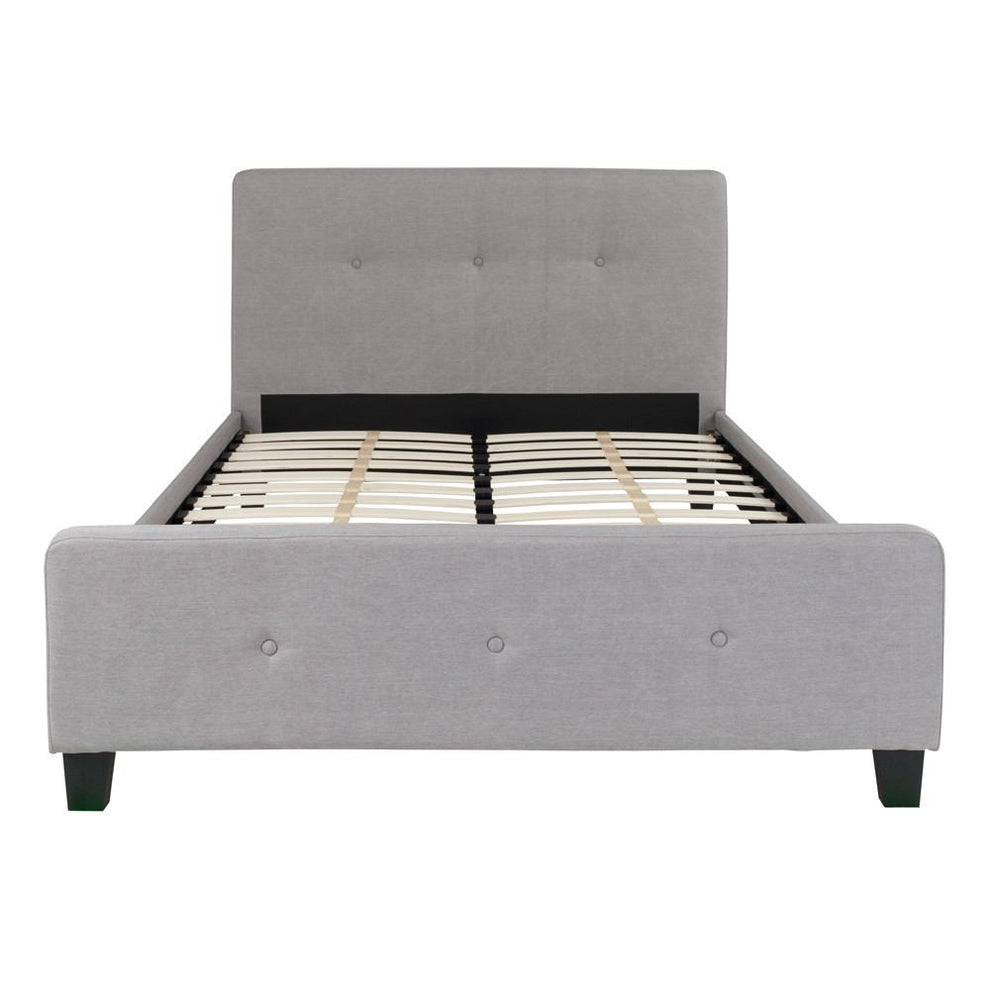 Flash Furniture Tribeca Full Size Tufted Upholstered Platform Bed | Beds | Modishstore - 11