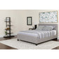 Flash Furniture Tribeca King Size Tufted Upholstered Platform Bed | Beds | Modishstore-9