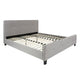 Flash Furniture Tribeca King Size Tufted Upholstered Platform Bed | Beds | Modishstore-5