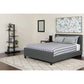 Flash Furniture Tribeca Twin Size Tufted Upholstered Platform Bed | Beds | Modishstore-8