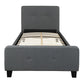 Flash Furniture Tribeca Twin Size Tufted Upholstered Platform Bed | Beds | Modishstore-12