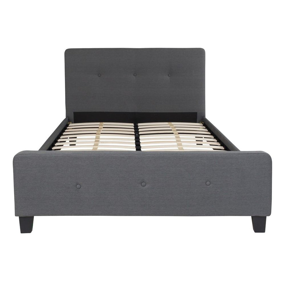 Flash Furniture Tribeca Full Size Tufted Upholstered Platform Bed | Beds | Modishstore - 12