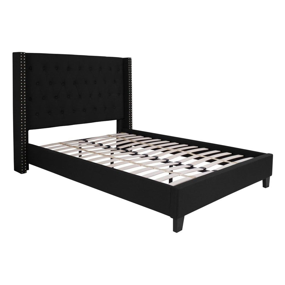 Flash Furniture Riverdale Full Size Tufted Upholstered Platform Bed | Beds | Modishstore - 3