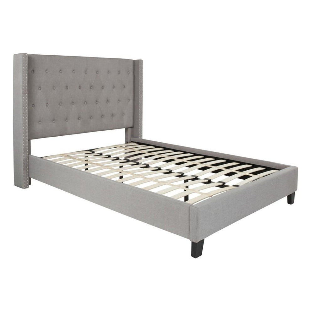 Flash Furniture Riverdale Full Size Tufted Upholstered Platform Bed | Beds | Modishstore - 5
