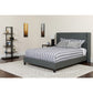 Flash Furniture Riverdale Twin Size Tufted Upholstered Platform Bed | Beds | Modishstore-5