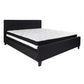 Flash Furniture Tribeca King Size Tufted Upholstered Platform Bed with Pocket Spring Mattress | Beds | Modishstore-7