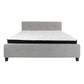 Flash Furniture Tribeca King Size Tufted Upholstered Platform Bed with Pocket Spring Mattress | Beds | Modishstore-10