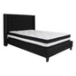 Flash Furniture Riverdale Full Size Tufted Upholstered Platform Bed with Pocket Spring Mattress | Beds | Modishstore-7