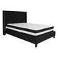 Flash Furniture Riverdale Full Size Tufted Upholstered Platform Bed with Pocket Spring Mattress | Beds | Modishstore - 7