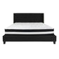 Flash Furniture Riverdale King Size Tufted Upholstered Platform Bed with Pocket Spring Mattress | Beds | Modishstore - 8
