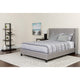 Flash Furniture Riverdale King Size Tufted Upholstered Platform Bed with Pocket Spring Mattress | Beds | Modishstore-6