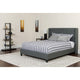 Flash Furniture Riverdale Full Size Tufted Upholstered Platform Bed with Pocket Spring Mattress | Beds | Modishstore-5