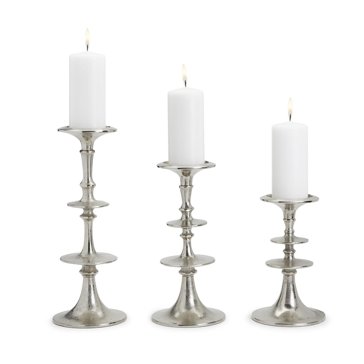 Candlestick Set Of 3 By Tozai Home | Candle Holders | Modishstore -2