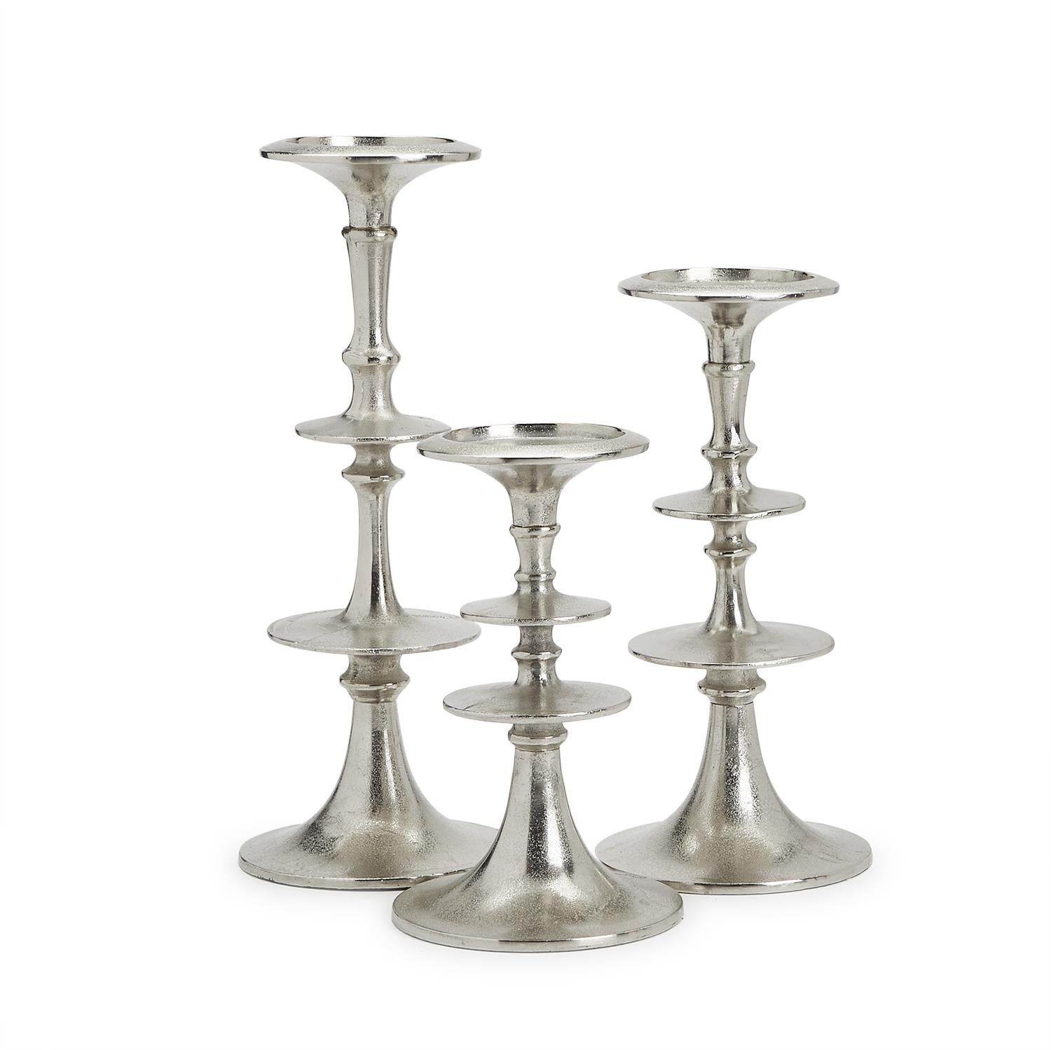 Candlestick Set Of 3 By Tozai Home | Candle Holders | Modishstore -4
