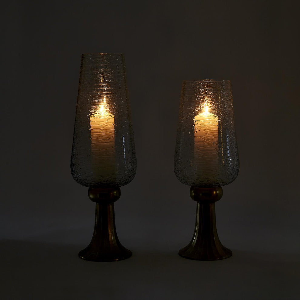 Glass Candleholder Set Of 4 By Tozai Home | Candle Holders | Modishstore - 4