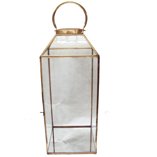 A&B Home Metal & Glass Lantern | Lanterns | Modishstore