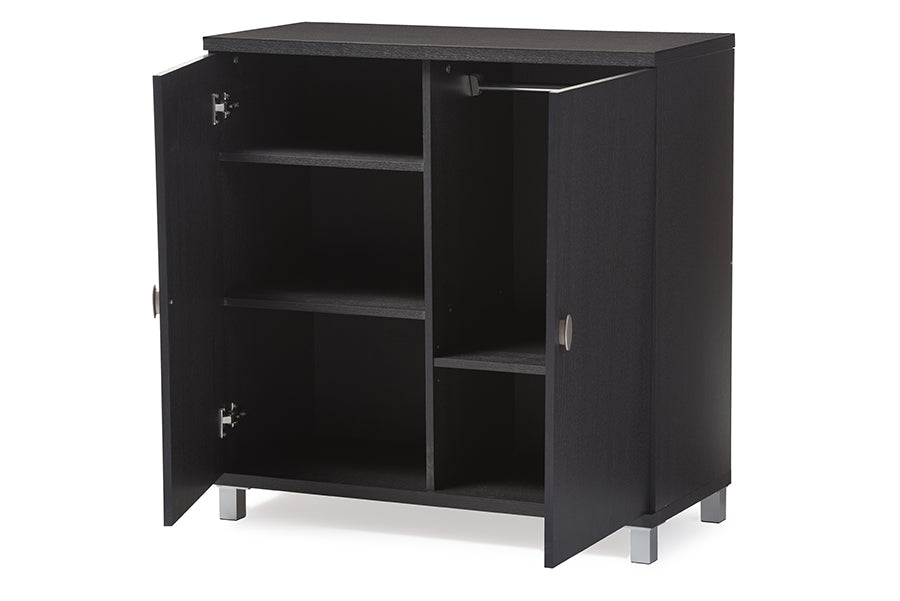 Baxton Studio Marcy Modern and Contemporary Storage Sideboard Cabinet | Cabinets | Modishstore - 4