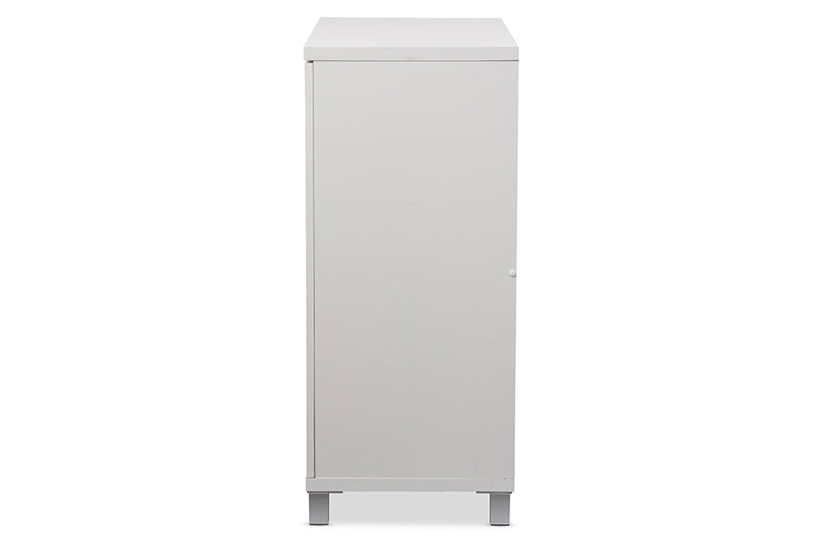 Baxton Studio Marcy Modern and Contemporary Storage Sideboard Cabinet | Cabinets | Modishstore - 7