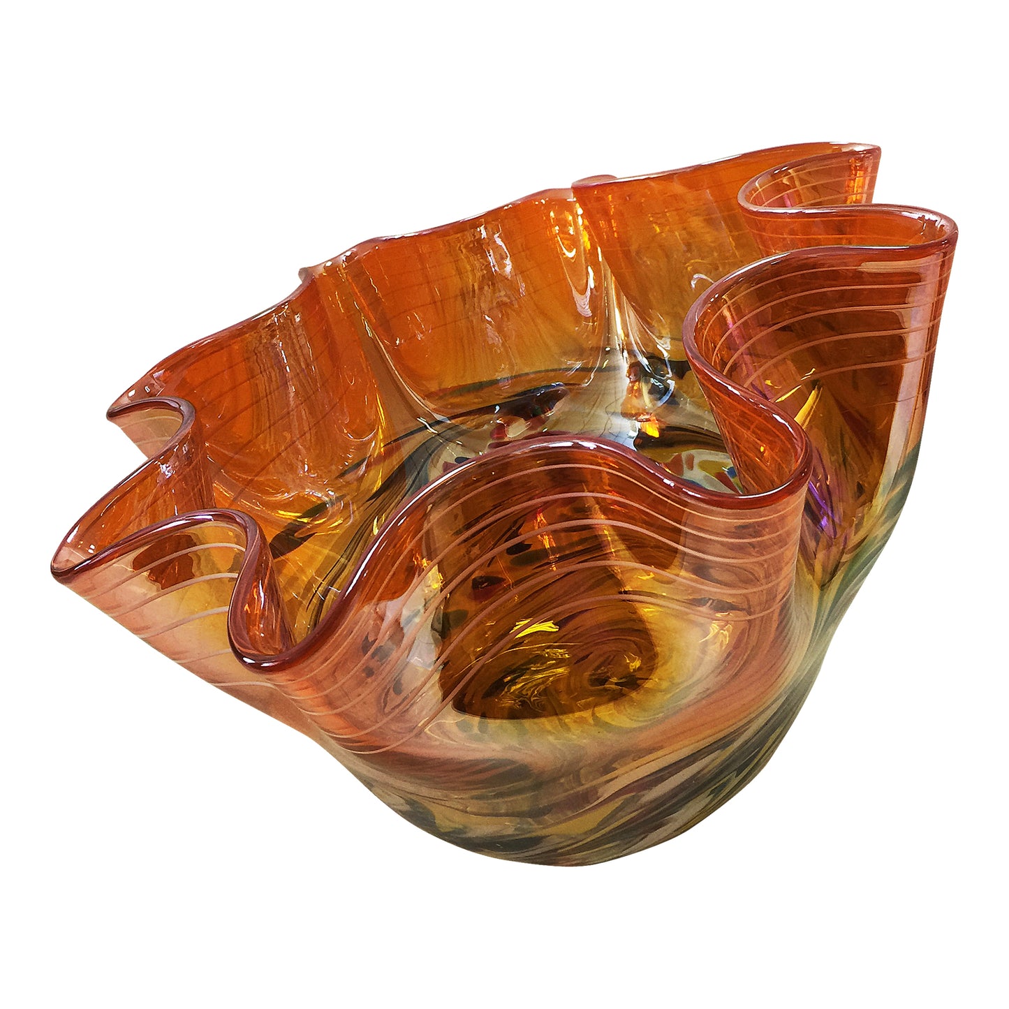 FREEFORM BOWL ORANGE | Modishstore | Decorative Bowls-2