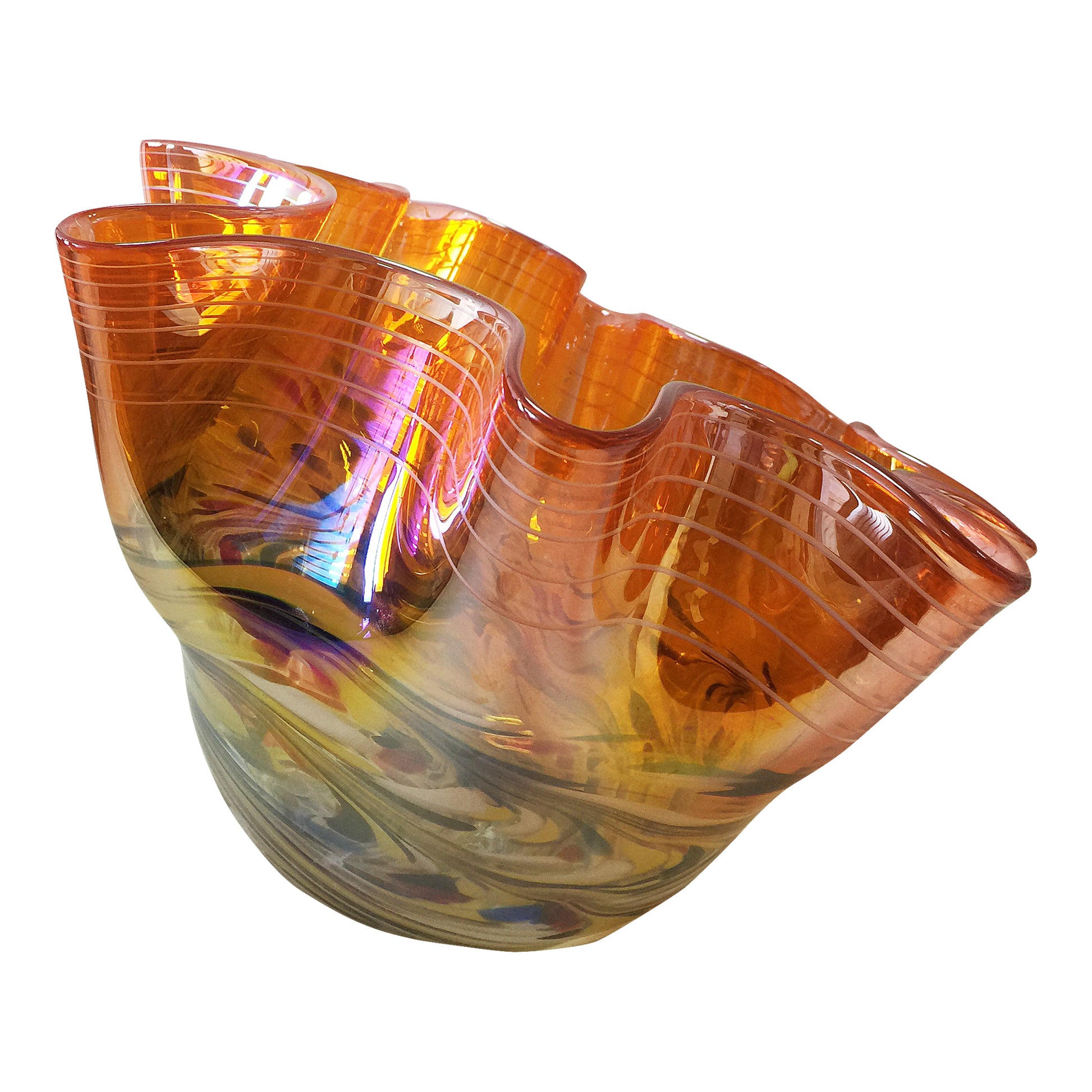 FREEFORM BOWL ORANGE | Modishstore | Decorative Bowls-3
