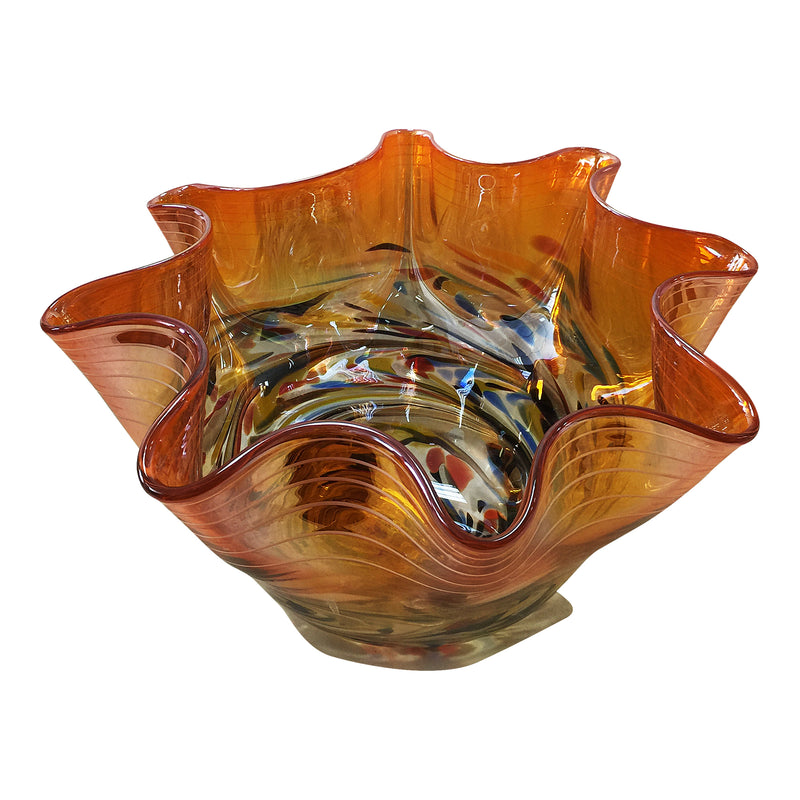 FREEFORM BOWL ORANGE | Modishstore | Decorative Bowls