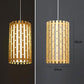 Bamboo Wicker Rattan Tube Hole Shade Pendant Light By Artisan Living-4