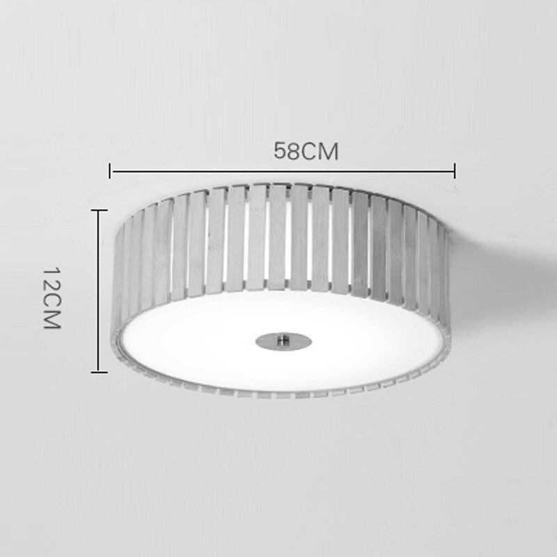 LED Bamboo Round Ceiling Light By Artisan Living-8