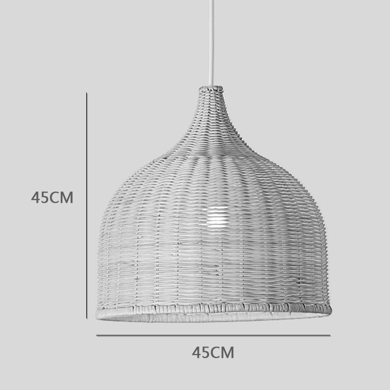 Bamboo Wicker Rattan Shade Pendant Lights By Artisan Living-5