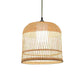Bamboo Wicker Rattan Lampshade Birdcage Pendant Light By Artisan Living-3