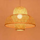 Bamboo Wicker Rattan Castte Shade Pendant Light By Artisan Living | ModishStore | Pendant Lamps