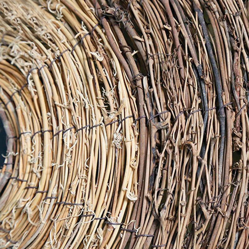 Bamboo Wicker Rattan Straw Hat Shade Ceiling Light By Artisan Living-3