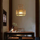 Bamboo Wicker Rattan Rod Pendant Light By Artisan Living-2