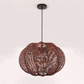 Wicker Rattan Shade Pumpkin Pendant Light By Artisan Living-2