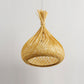 Bamboo Wicker Rattan Bag Shade Pendant Light By Artisan Living-5