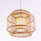 Bamboo PVC Lantern Lampshade Pendant Light By Artisan Living-4
