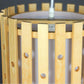 Bamboo Wicker Rattan Tube Hole Shade Pendant Light By Artisan Living-3