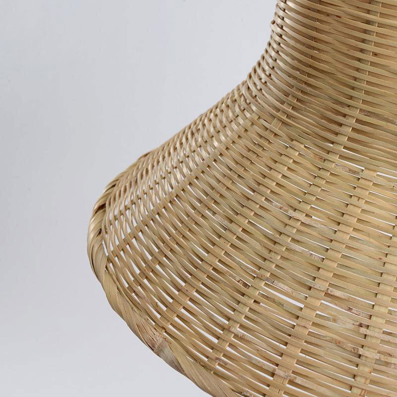Bamboo Wicker Rattan Shade Pendant Light By Artisan Living-12283-2